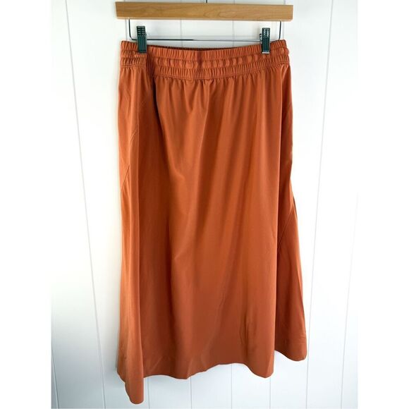 Athleta Arrival Midi Skirt in Clay Orange Size 8 - Picture 8 of 11